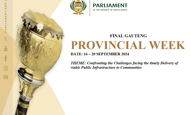 Gauteng Legislature Prepares to Host NCOP Delegates for Provincial Week Programme